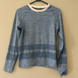 Kari Traa Blue Long Sleeve Performance Top XS/S